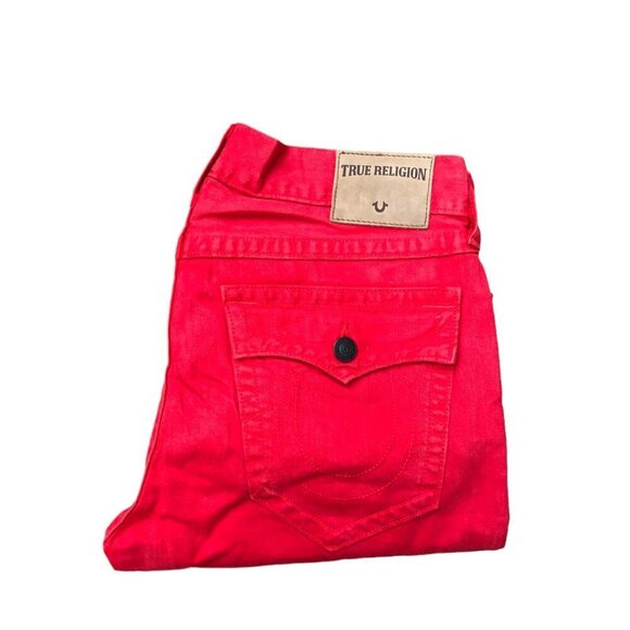 True Religion Jeans Size 34 RICKY Red - Picture 5 of 9